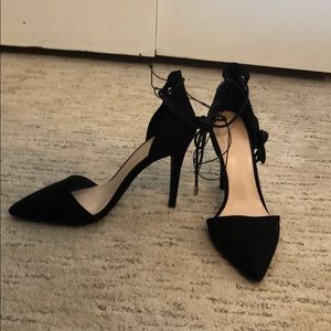Suede Strappy Heels